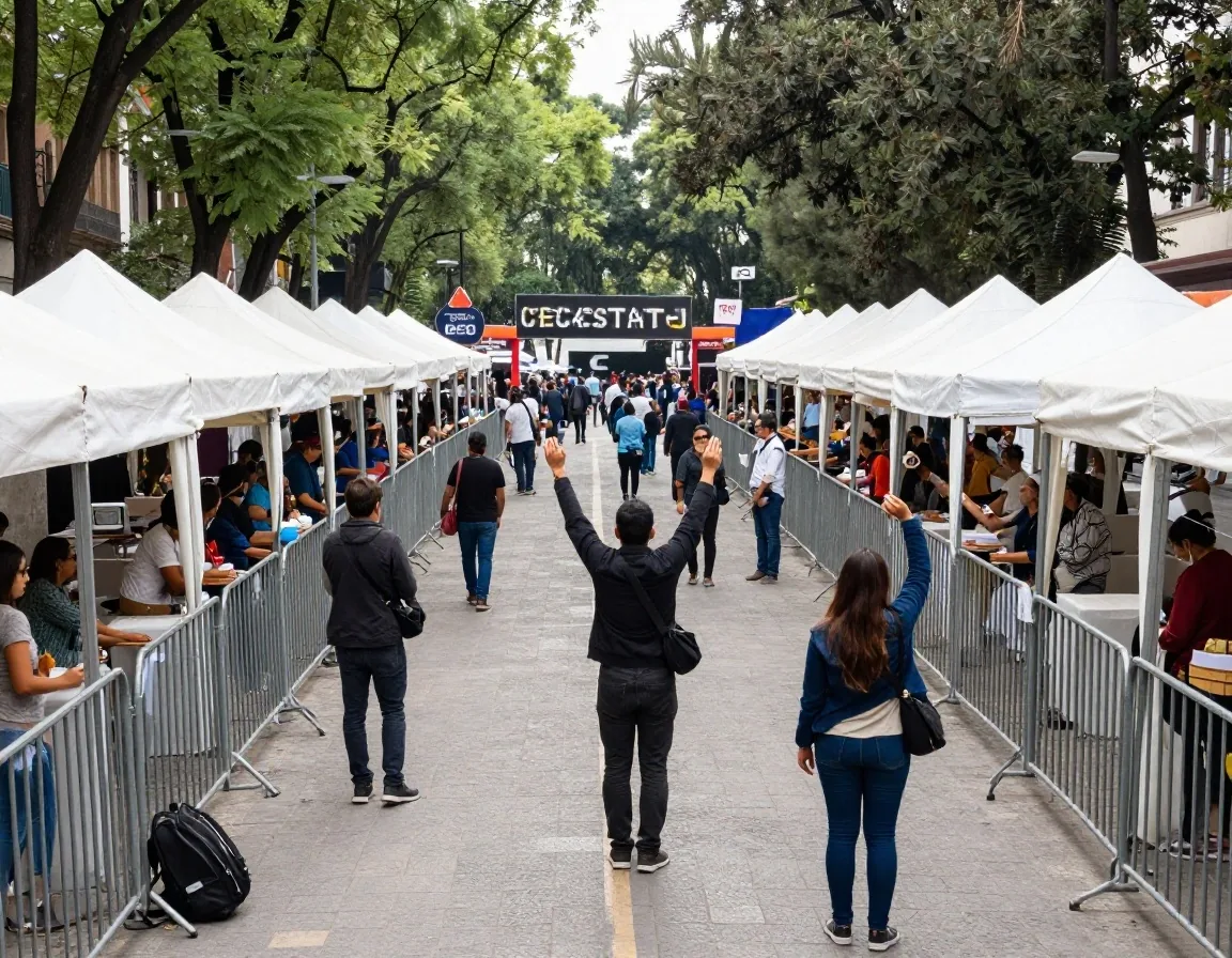 Control de acceso con boleto digital y pulsera del festival